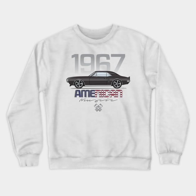 1967 Black Crewneck Sweatshirt by JRCustoms44